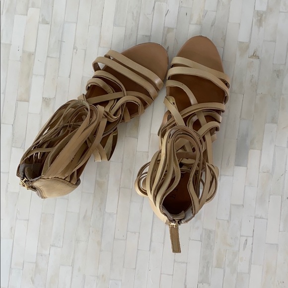 Hinge strappy wedge sandals - Picture 2 of 4